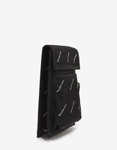 Load image into Gallery viewer, Black All-Over Logo Explorer Pouch Bag
