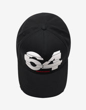 Load image into Gallery viewer, Black 64 Print Baseball Cap

