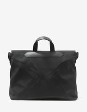 Load image into Gallery viewer, Downtown Black Nylon Messenger Bag -

