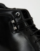 Load image into Gallery viewer, Black Leather Ankle Boots -
