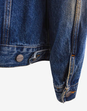 Load image into Gallery viewer, Blue College Eagle Denim Jacket
