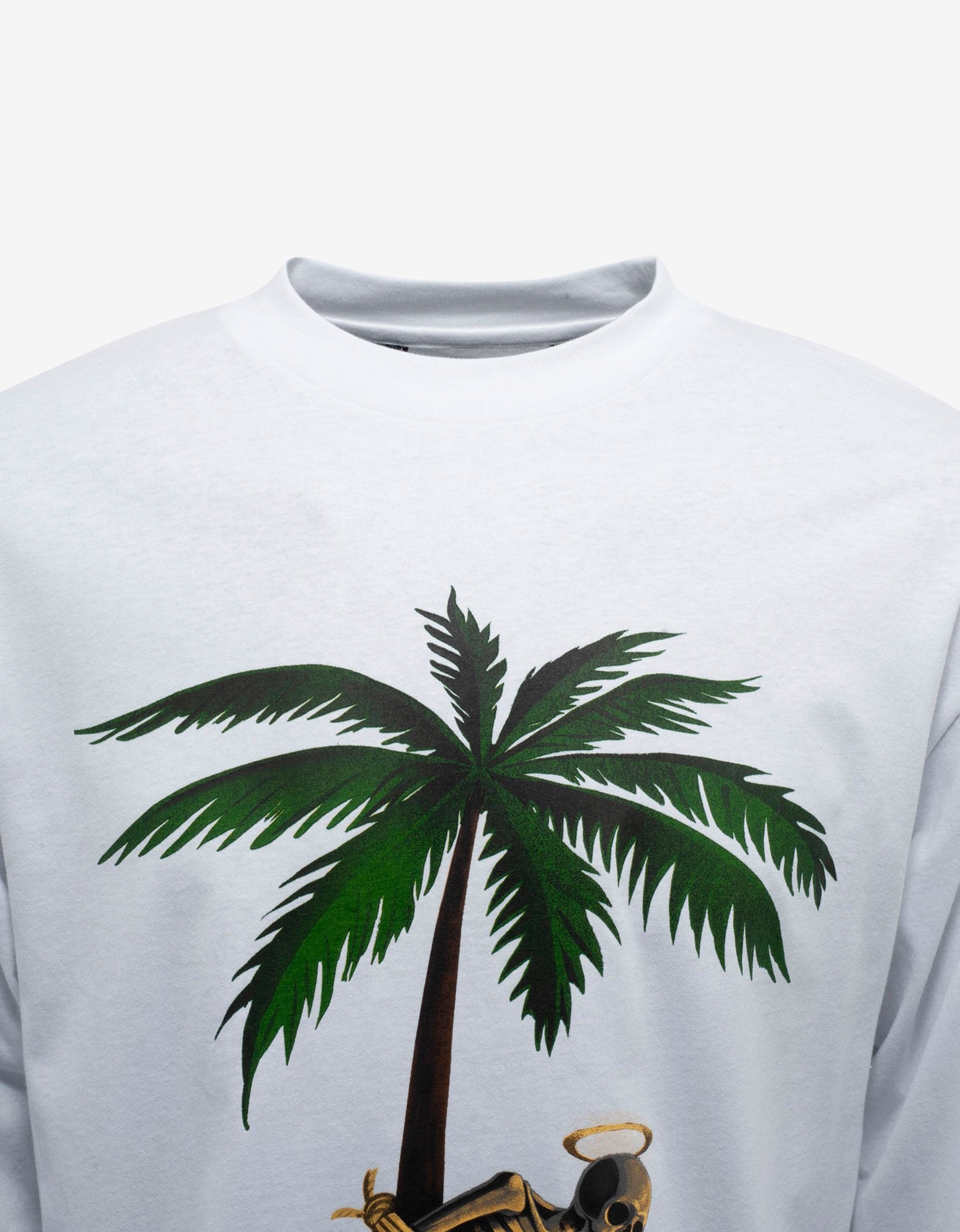 Tシャツ・カットソー thisisneverthat Burning Palm Tree L/S Tee 4XK496 Burning Palm Tree L/S Tee - thisisneverthat®