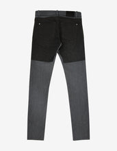 Load image into Gallery viewer, Grey Coated Panel Denim Jeans -
