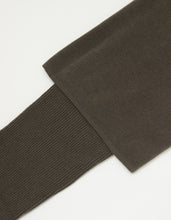 Load image into Gallery viewer, Khaki Polo T-Shirt with Ribbed Inserts -

